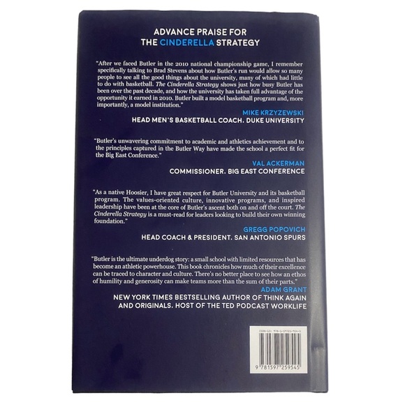 THE CINDERELLA STRATEGY: THE GAME PLAN BEHIND BUTLER By Graham Honaker And Jerry - Picture 2 of 10